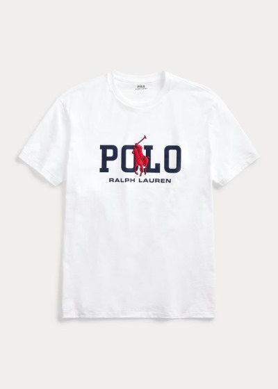 Polo Ralph Lauren Classic Fit Logo T Shirt Herre Danmark (ZOTAD7219)